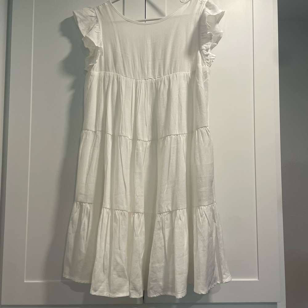 Charming White Kids Dress